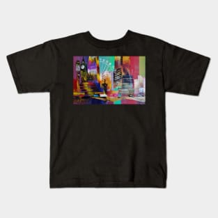 Spain City Skyline Bullbos Taurus 0487 Kids T-Shirt